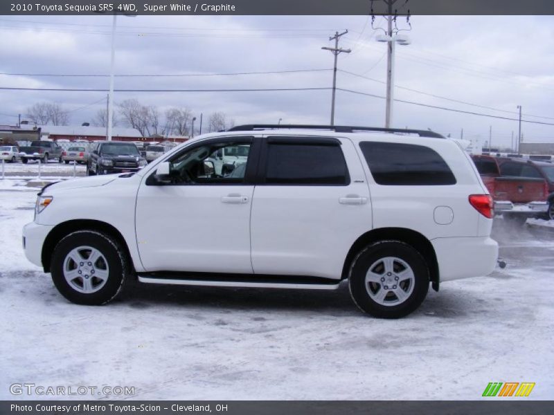 Super White / Graphite 2010 Toyota Sequoia SR5 4WD