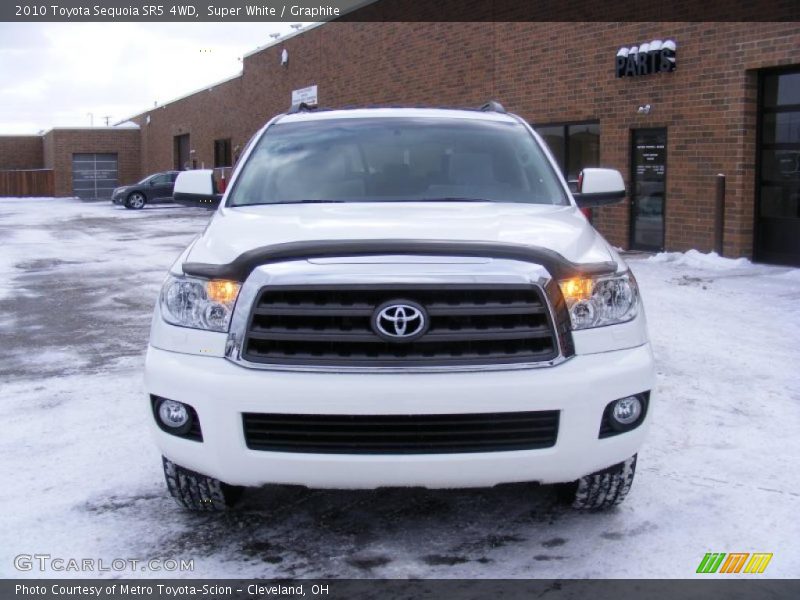 Super White / Graphite 2010 Toyota Sequoia SR5 4WD
