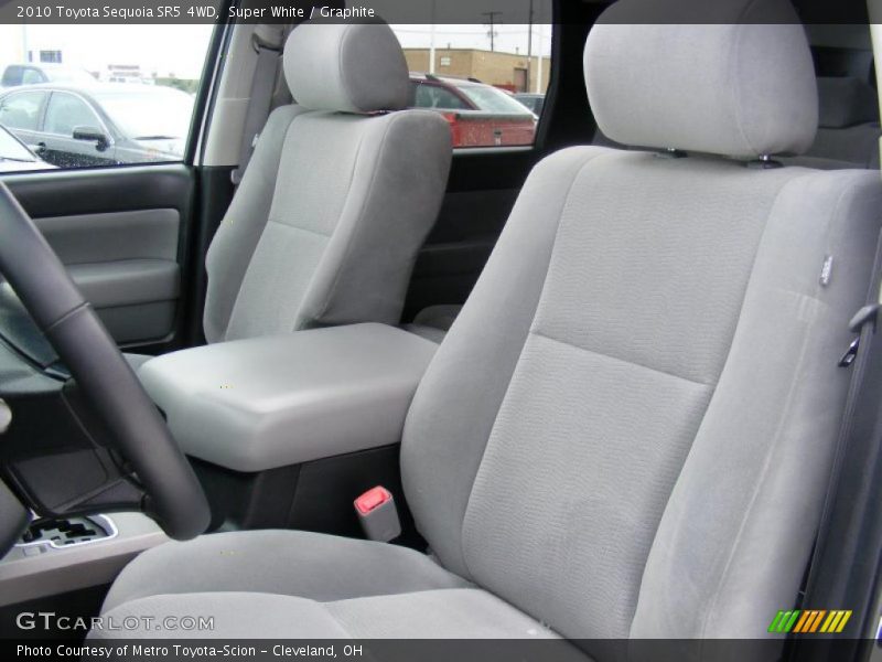  2010 Sequoia SR5 4WD Graphite Interior