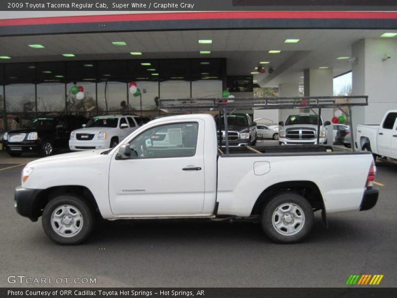 Super White / Graphite Gray 2009 Toyota Tacoma Regular Cab