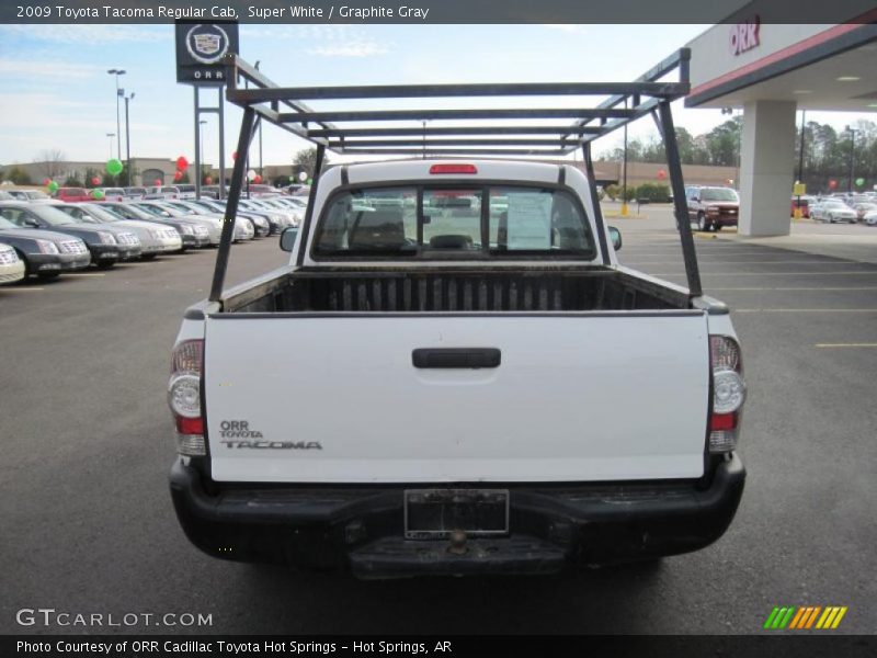 Super White / Graphite Gray 2009 Toyota Tacoma Regular Cab
