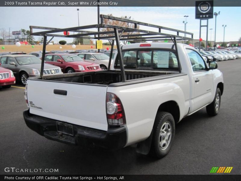 Super White / Graphite Gray 2009 Toyota Tacoma Regular Cab