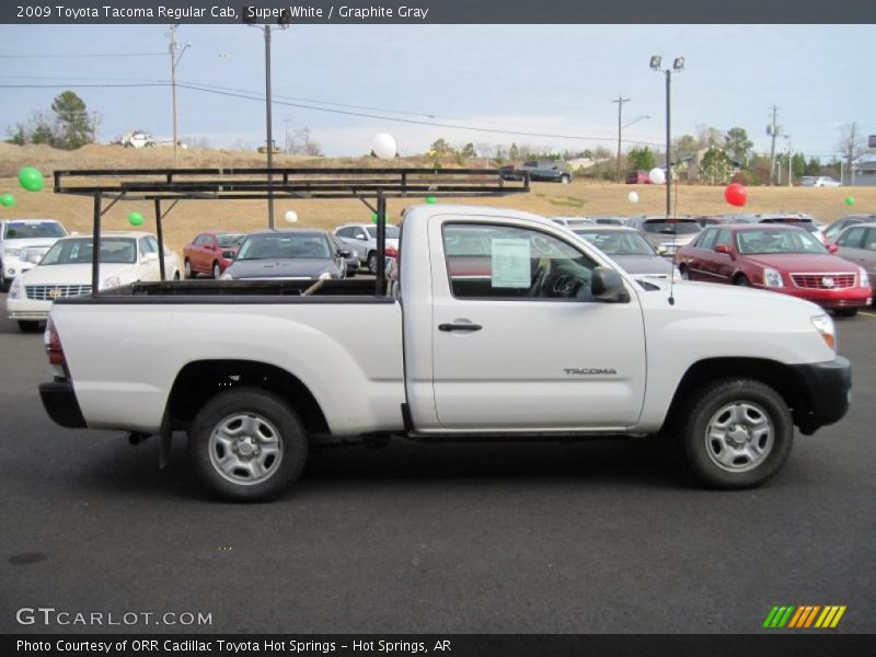 Super White / Graphite Gray 2009 Toyota Tacoma Regular Cab