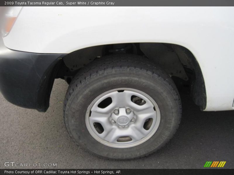 Super White / Graphite Gray 2009 Toyota Tacoma Regular Cab