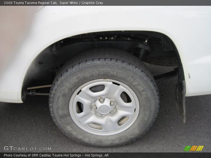 Super White / Graphite Gray 2009 Toyota Tacoma Regular Cab