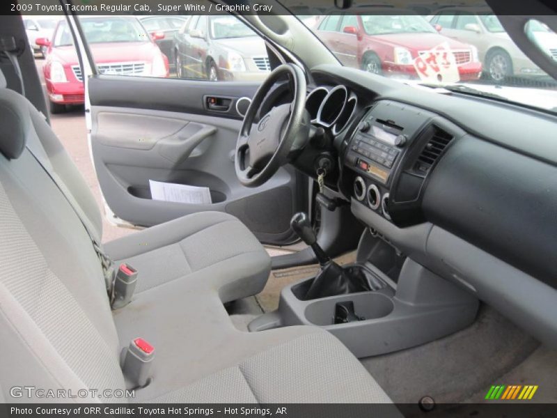  2009 Tacoma Regular Cab Graphite Gray Interior