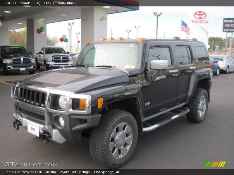 Black / Ebony Black 2008 Hummer H3 X