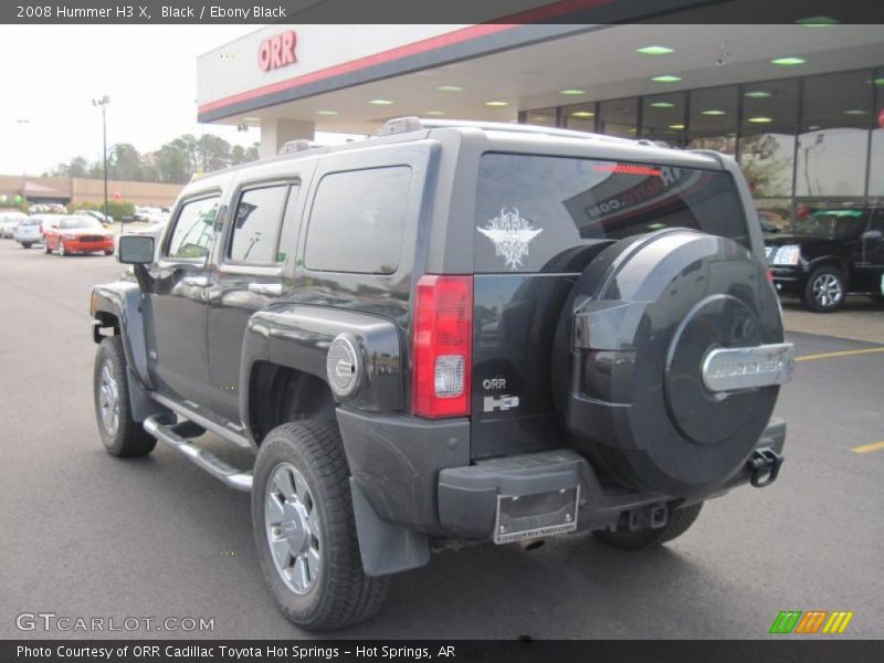 Black / Ebony Black 2008 Hummer H3 X