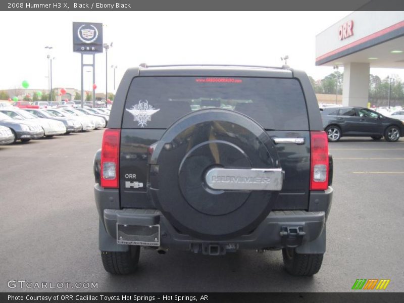 Black / Ebony Black 2008 Hummer H3 X