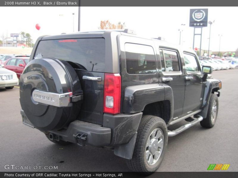 Black / Ebony Black 2008 Hummer H3 X