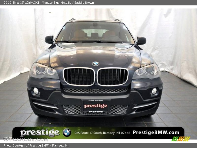 Monaco Blue Metallic / Saddle Brown 2010 BMW X5 xDrive30i