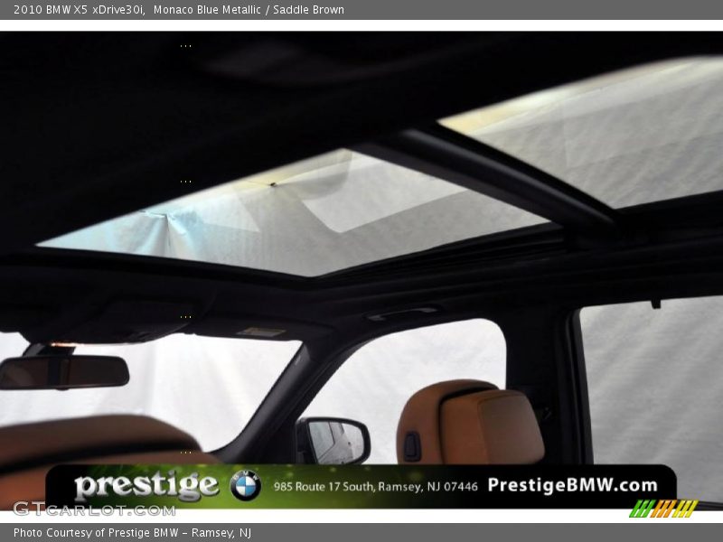 Monaco Blue Metallic / Saddle Brown 2010 BMW X5 xDrive30i