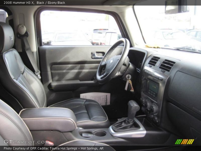 Black / Ebony Black 2008 Hummer H3 X