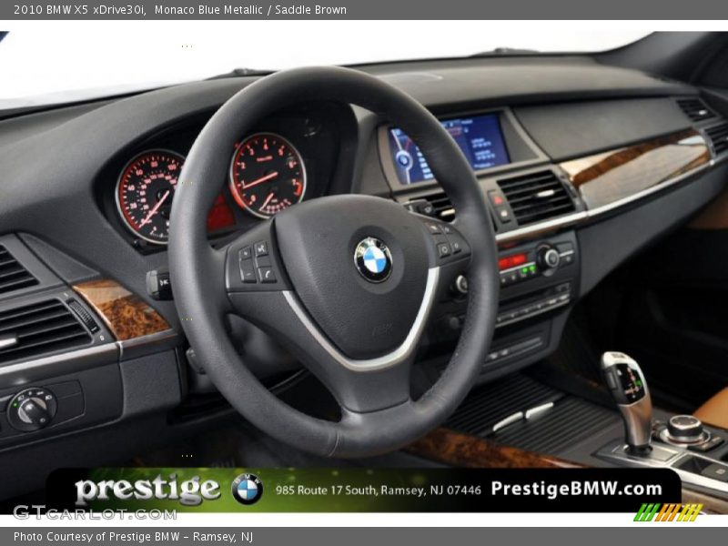 Monaco Blue Metallic / Saddle Brown 2010 BMW X5 xDrive30i