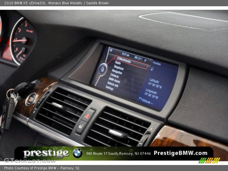 Monaco Blue Metallic / Saddle Brown 2010 BMW X5 xDrive30i