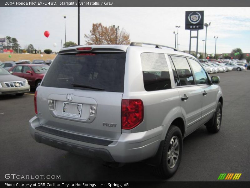 Starlight Silver Metallic / Gray 2004 Honda Pilot EX-L 4WD