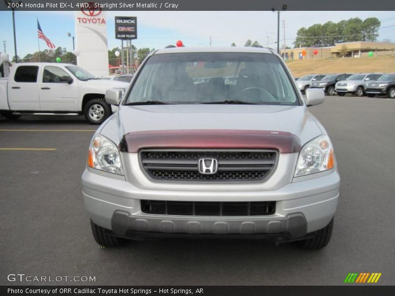 Starlight Silver Metallic / Gray 2004 Honda Pilot EX-L 4WD