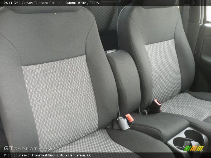 Summit White / Ebony 2011 GMC Canyon Extended Cab 4x4