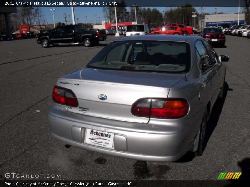 Galaxy Silver Metallic / Gray 2002 Chevrolet Malibu LS Sedan