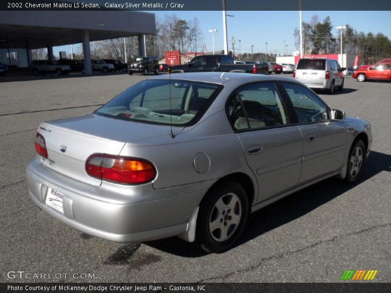 Galaxy Silver Metallic / Gray 2002 Chevrolet Malibu LS Sedan