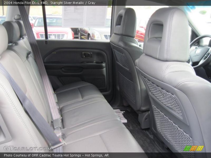 Starlight Silver Metallic / Gray 2004 Honda Pilot EX-L 4WD
