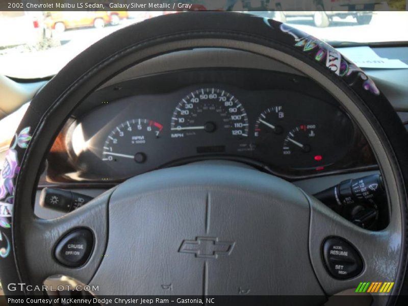 Galaxy Silver Metallic / Gray 2002 Chevrolet Malibu LS Sedan