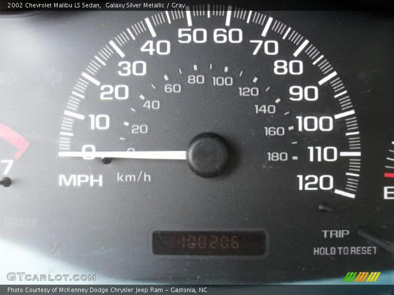Galaxy Silver Metallic / Gray 2002 Chevrolet Malibu LS Sedan