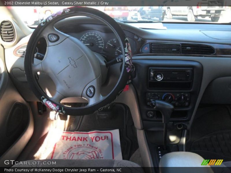 Galaxy Silver Metallic / Gray 2002 Chevrolet Malibu LS Sedan