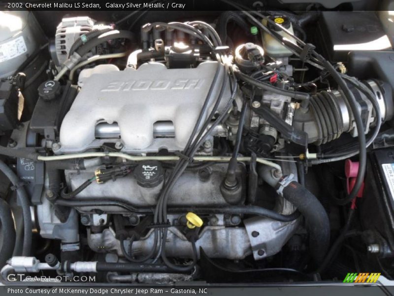  2002 Malibu LS Sedan Engine - 3.1 Liter OHV 12-Valve V6