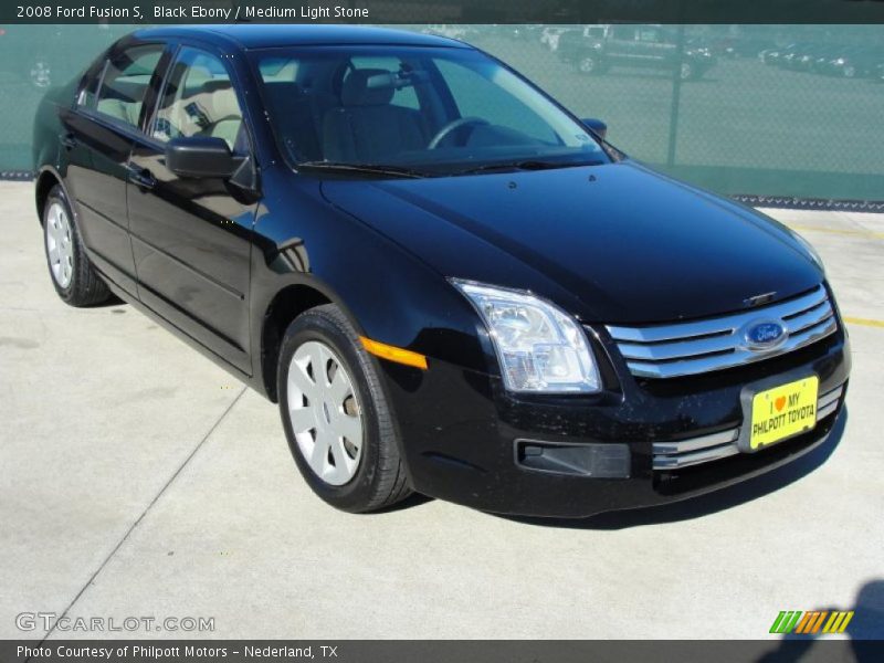 Black Ebony / Medium Light Stone 2008 Ford Fusion S