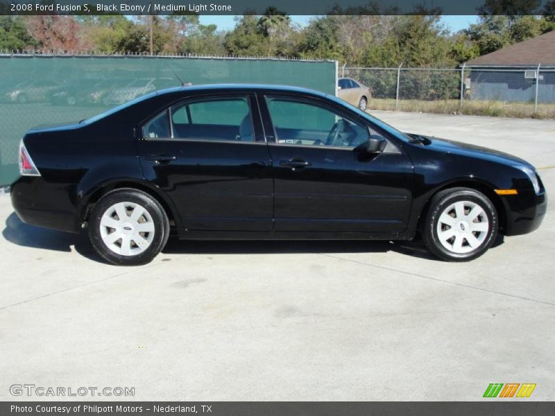 Black Ebony / Medium Light Stone 2008 Ford Fusion S