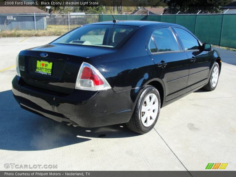 Black Ebony / Medium Light Stone 2008 Ford Fusion S