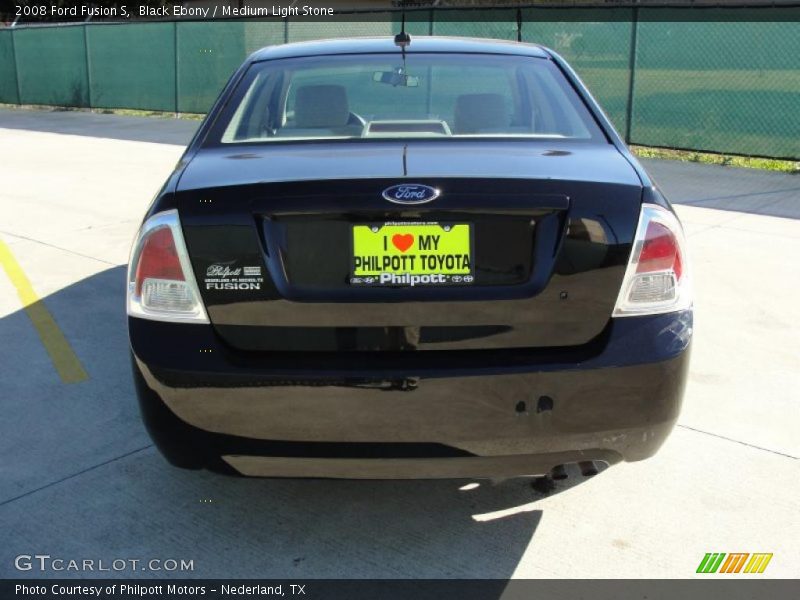 Black Ebony / Medium Light Stone 2008 Ford Fusion S