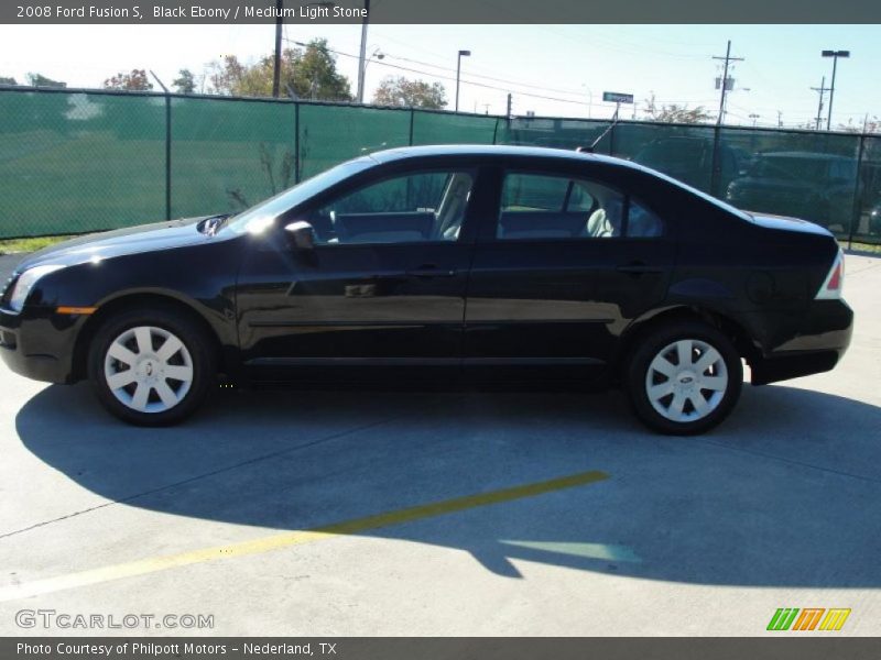 Black Ebony / Medium Light Stone 2008 Ford Fusion S