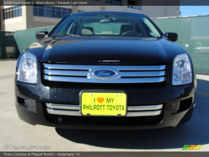 Black Ebony / Medium Light Stone 2008 Ford Fusion S