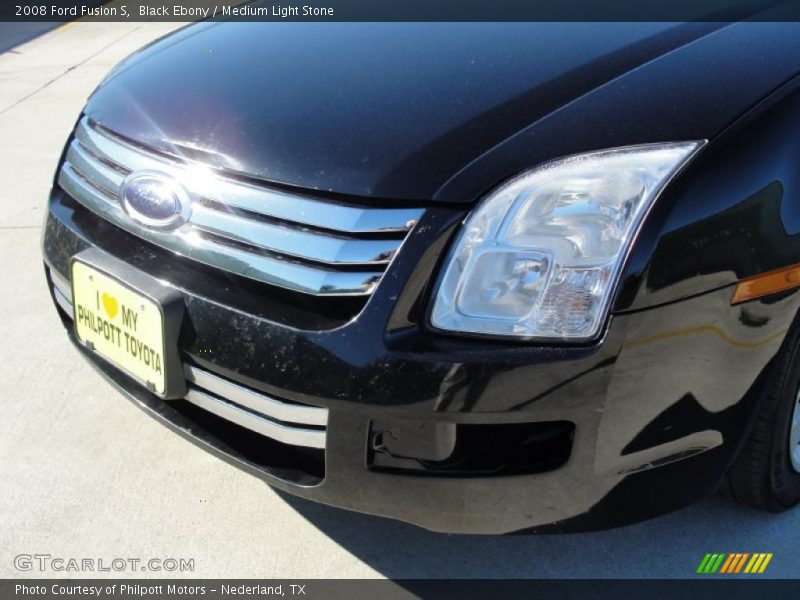 Black Ebony / Medium Light Stone 2008 Ford Fusion S