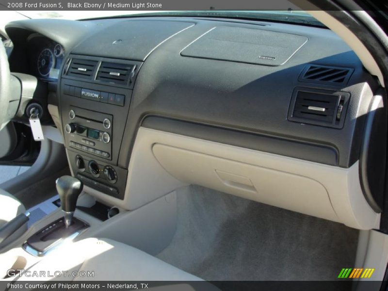 Black Ebony / Medium Light Stone 2008 Ford Fusion S