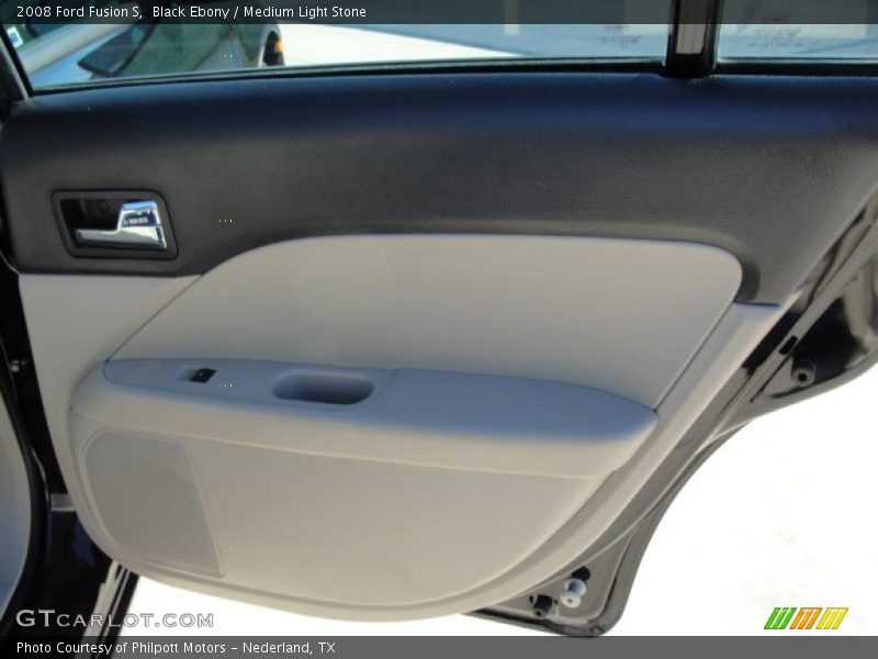 Black Ebony / Medium Light Stone 2008 Ford Fusion S