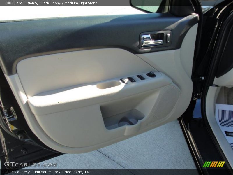 Black Ebony / Medium Light Stone 2008 Ford Fusion S