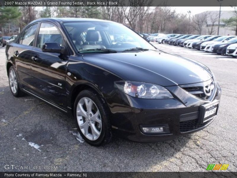 Black Mica / Black 2007 Mazda MAZDA3 s Grand Touring Sedan