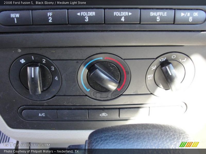 Black Ebony / Medium Light Stone 2008 Ford Fusion S