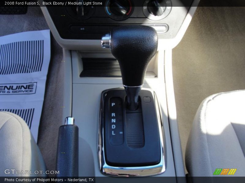 Black Ebony / Medium Light Stone 2008 Ford Fusion S