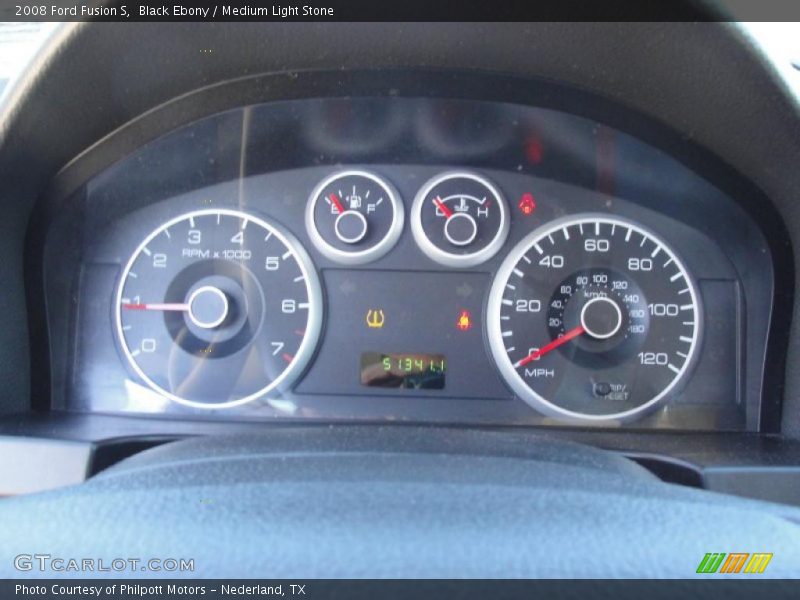 Black Ebony / Medium Light Stone 2008 Ford Fusion S
