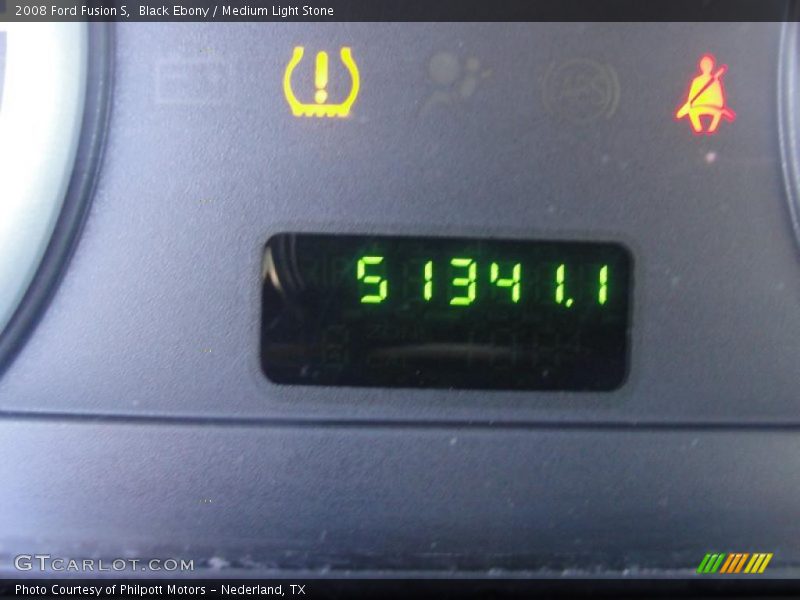 Black Ebony / Medium Light Stone 2008 Ford Fusion S