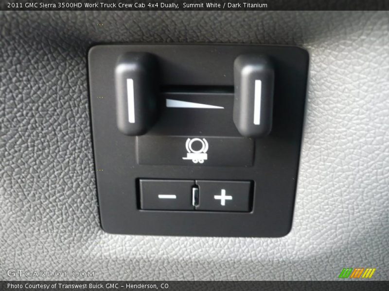 Summit White / Dark Titanium 2011 GMC Sierra 3500HD Work Truck Crew Cab 4x4 Dually