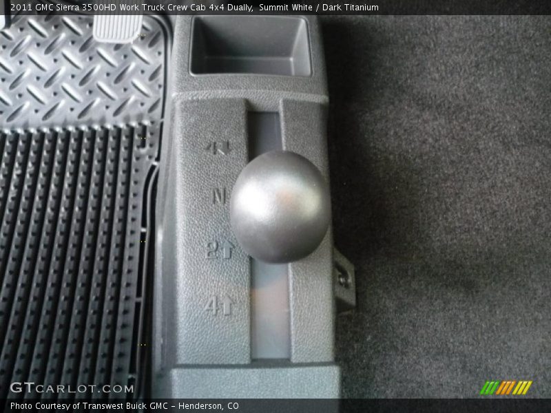 Summit White / Dark Titanium 2011 GMC Sierra 3500HD Work Truck Crew Cab 4x4 Dually