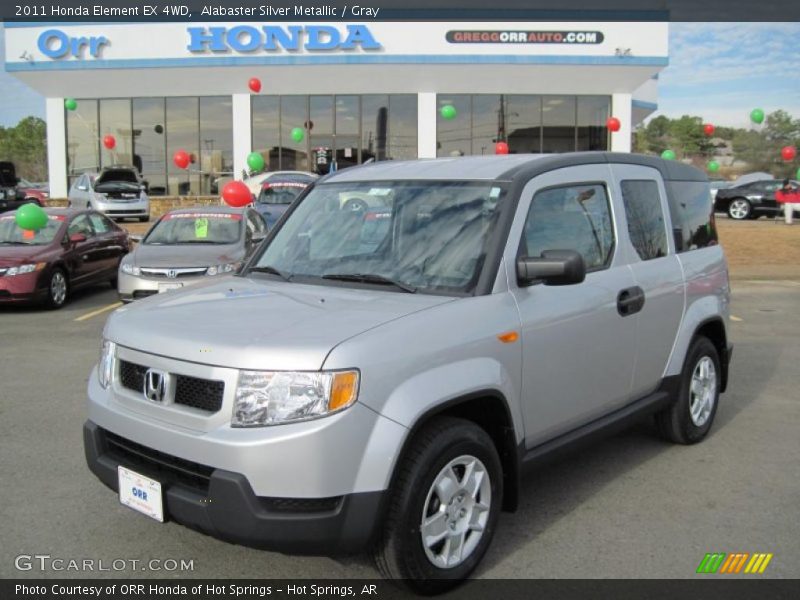 Alabaster Silver Metallic / Gray 2011 Honda Element EX 4WD