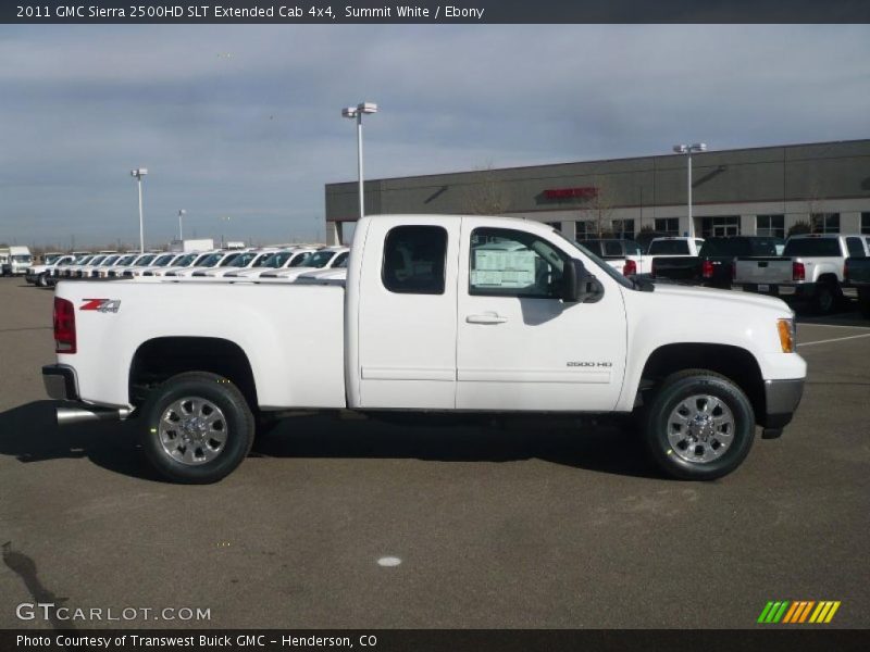  2011 Sierra 2500HD SLT Extended Cab 4x4 Summit White