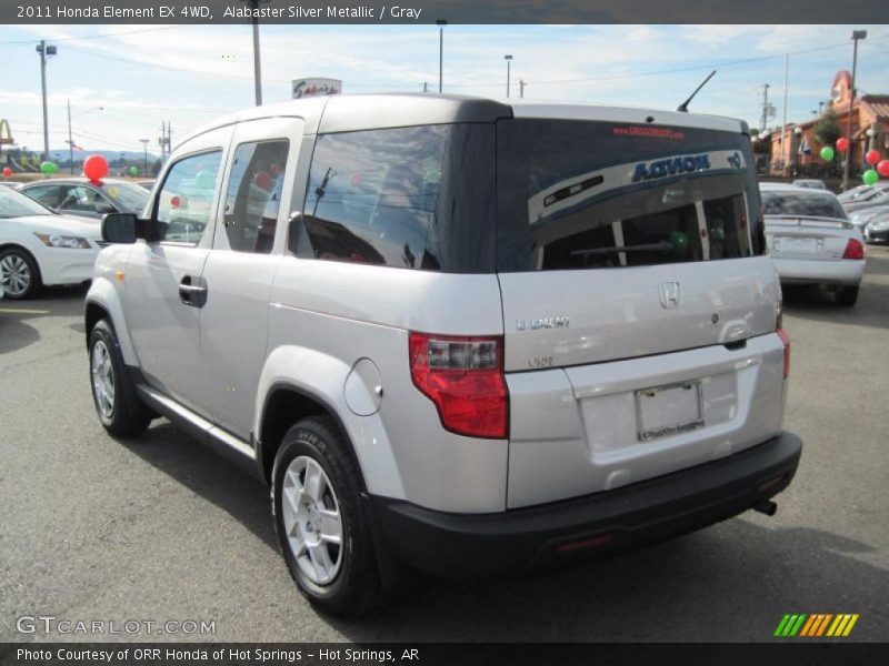  2011 Element EX 4WD Alabaster Silver Metallic