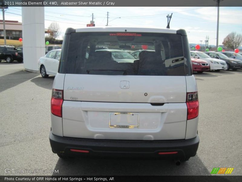 Alabaster Silver Metallic / Gray 2011 Honda Element EX 4WD